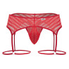 CandyMan String Porte-Jarretelles Hedion Rouge